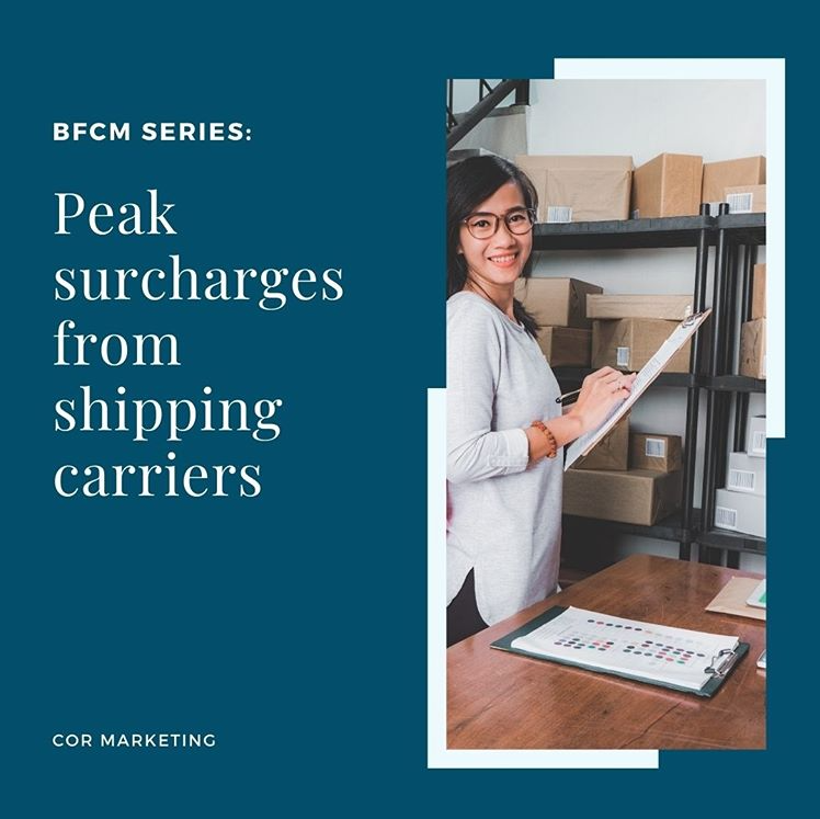 Double-Check for Peak Surcharges From Shipping Carriers
